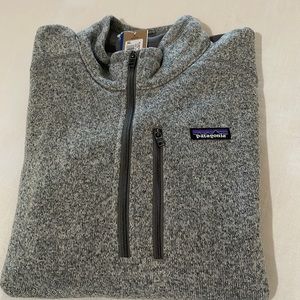 Patagonia fleece, XL, grey, NWT